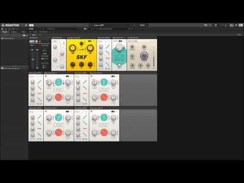 Reaktor 6 Blocks Tutorial #3 "FM Modulator"