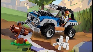 Pack up Your Jeep, Set up Camp, and Start Your Trip with LEGO® Creator 3in1 Outback Adventures!
