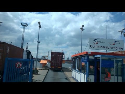 Update Lkw fahrerin Bożena - Mein ein Tag auf Terminal Bremerhaven - Container abholung