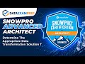 Data Transformation Solutions in Snowflake | ARA-C01 Domain 3.3