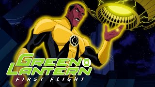 Con el Poder Amarillo Sinestro comienza la destruccion de Oa | Green Lantern: First Flight