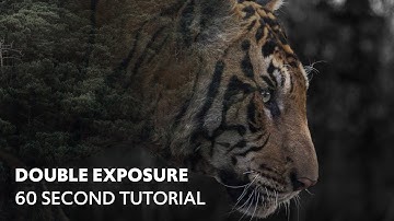 Double Exposure In Photoshop - 60 Second Tutorial