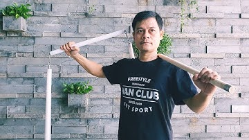 Côn tam khúc (Nhựa đặc, đầu xoay inox 304) 🇻🇳 Đoản côn #Arnis (Gỗ bạch lạp, chụp inox 304)