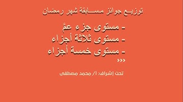 تكريم الفائزين في مسابقة القرآن الكريم | مسابقة شهر رمضان 2022
