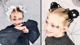 Ghost And  Spider Halloween Hairstyles