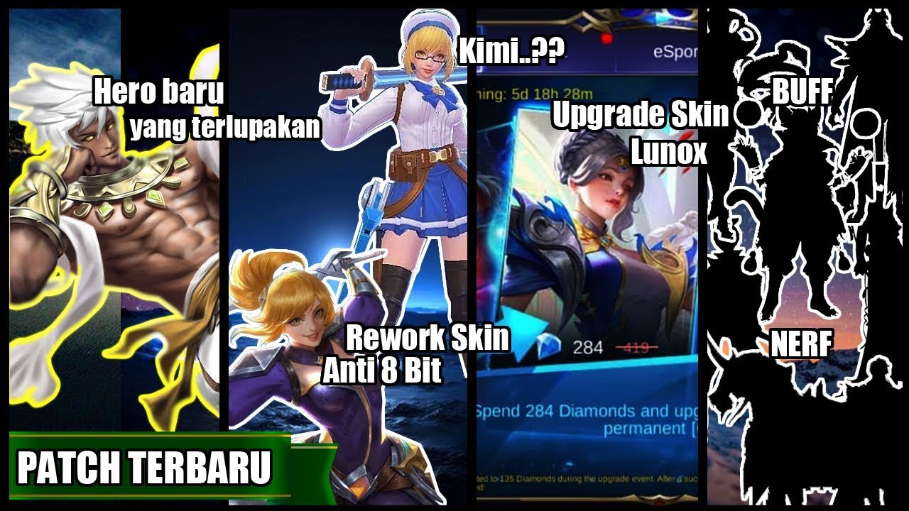 jess no limit live PATCH TERBARU !! DARI HERO BARU, SKIN KIMI HIME, SAMPAI BUFF DAN NERF