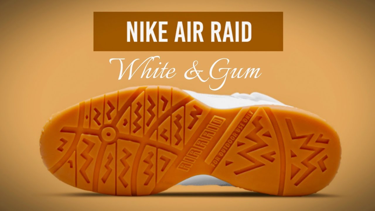 Nike Air Raid White Gum Basketball Shoes