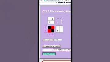 How to make plain weave
