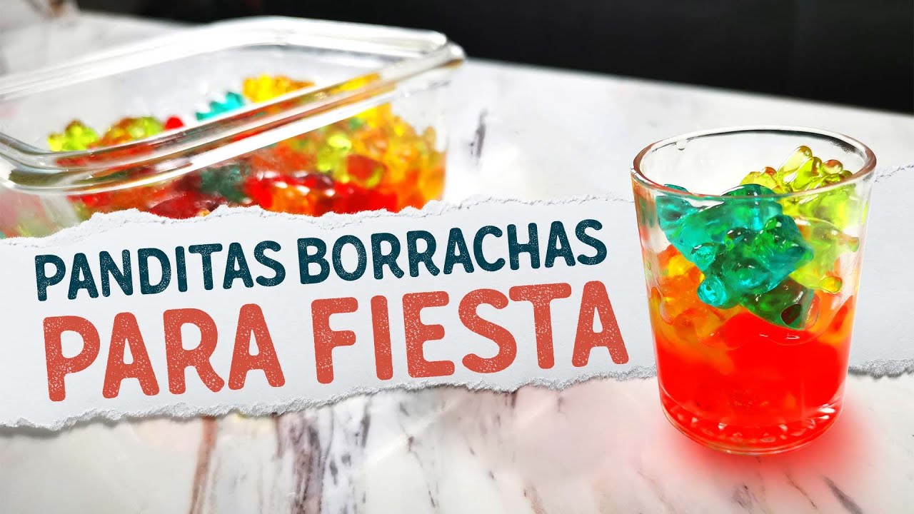 🌈Cómo PREPARAR Gomitas con Vodka 🐼 Panditas Borrachos YouTube