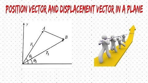 Position vector and displacement vector in a plane