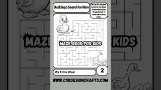 Fun Maze Adventures: Interactive Maze Book for Kids