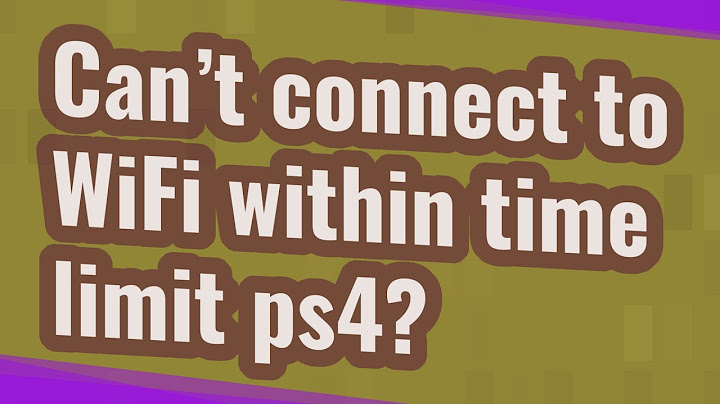 Cannot connect to wifi network within the time limit