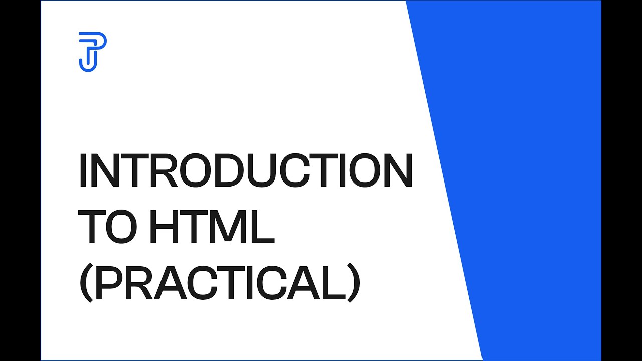 Introduction to HTML (Practical) - YouTube