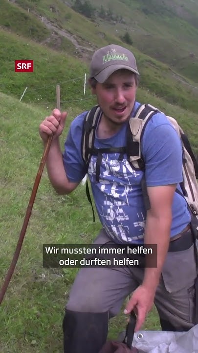 arbeit auf der alp