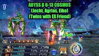DFFOO GL#151.1 ABYSS 6-13 COSMOS (EIKO, AGRIAS, JECHT) 270K SCORE | 76 TURNS