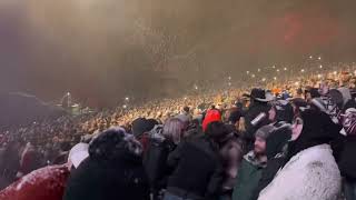 SNOW live at Red Rocks in the snow. Zach Bryan first Red Rocks show