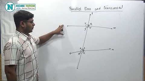 Parallel Lines & Transversal Class 8th Mathematics Chapter 2 Part 1 Maharashtra Board English Med