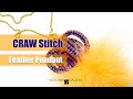 Feather pendant | CRAW stitch beadwork design idea