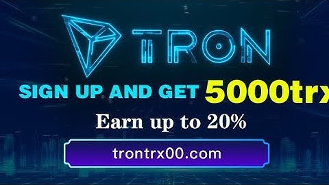 NEW TRX MINING WEBSITE 2022 TRX  MINING TODAY || Make Money Online