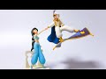 【粘土】アラジン&ジャスミン 作ってみた - Aladdin & Jasmine Polymer Clay Tutorial