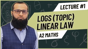Linear Law | A-level Maths logs ( linear law )  | A-level Maths 9709 | Sir Sufyan Irfan Mewawala