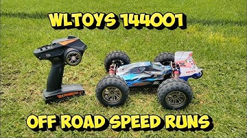 WLTOYS 144001 Off Road Speed Run Challenge - 2S & 3S Runs