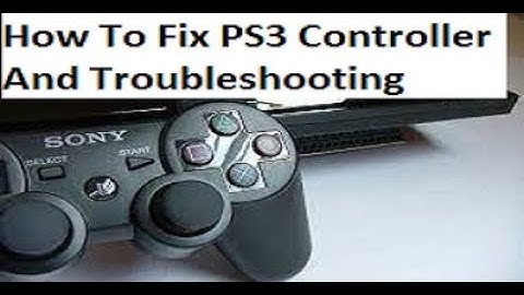 How To Fix PS3 Wireless Controller Buttons Not Working Or Broken