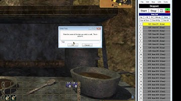 EQ Crafting Bot, Add Items to Crafting List and Start Bot