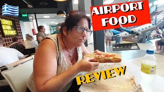 Greece Food Review at Zante Airport #food #travel #review #fun #greece #foodie #foodlover #airport