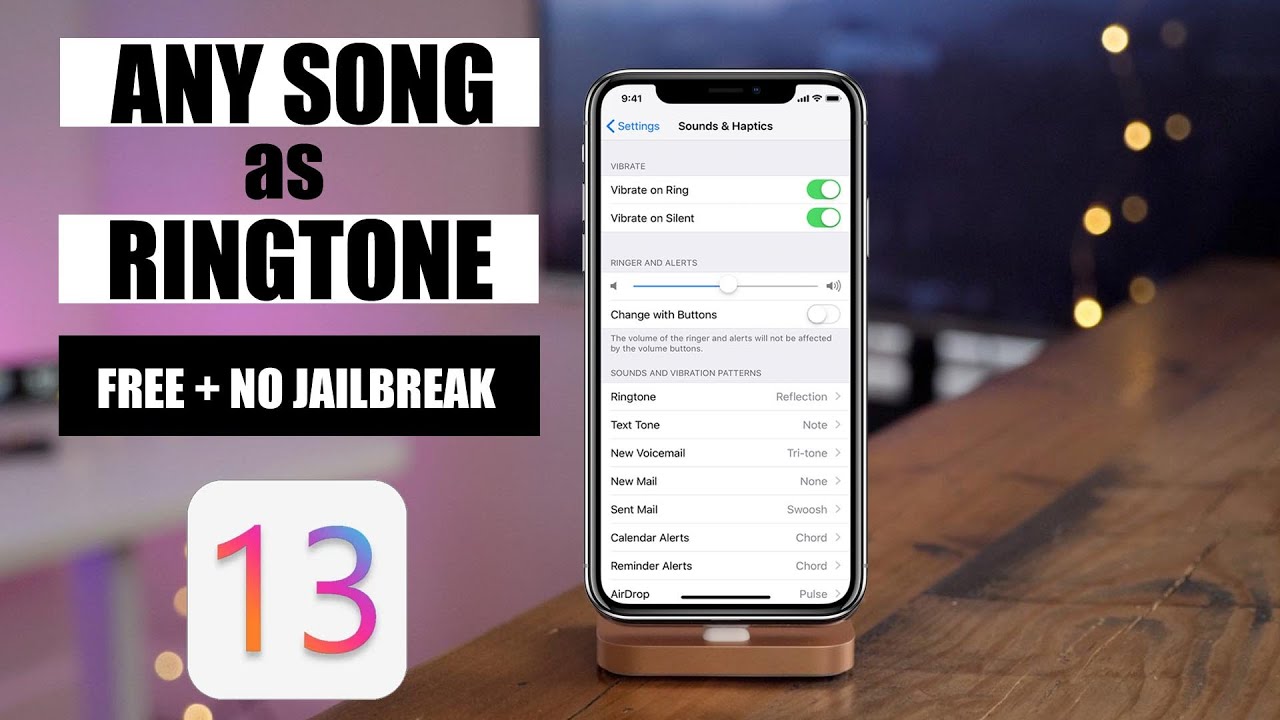 iphone change ringtone song