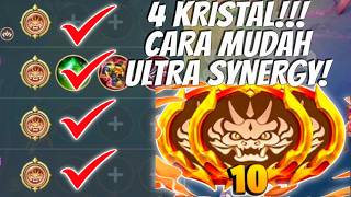10 DAJJANG META KEPAKAN SAYAP BURUNG RAKSASA!! 4 KRISTAL SEKALIGUS GAMPANG ULTRA SYNERGY BOS!!