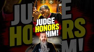 Veteran Arrives Prepared—Judge Simpson Honors His Service!