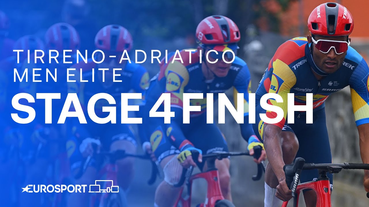 An ELECTRIFYING sprint finish ⚡️ | Stage 4 Finish Tirreno-Adriatico 2024 | Eurosport Cycling