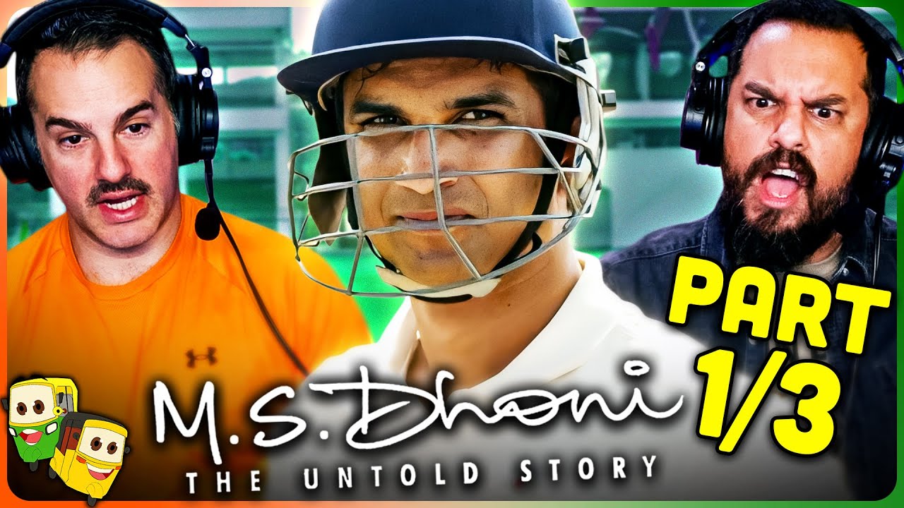 M.S. DHONI: THE UNTOLD STORY (Part 1/3) Movie Reaction! | Sushant Singh Rajput | Kiara Advani