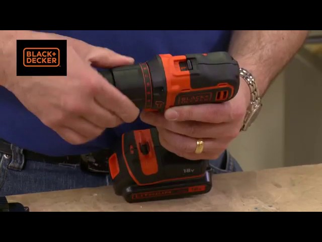 Black and Decker BCD003C 18v Cordless Combi Drill