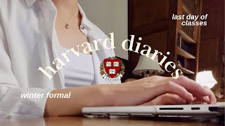 harvard vlog | last day of classes & winter formal