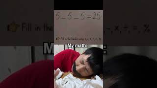 My math cannot help me to find this math test answer #shorts
