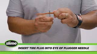 How to Use the Slime Drill Bit Tire Plug Kits