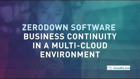 ZERODOWN MultiCloud Demo
