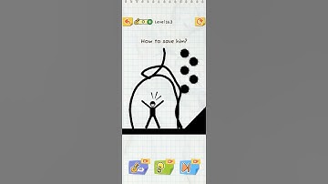 Draw 2 Save Level 163 Stickman Puzzle Short Video #draw2save