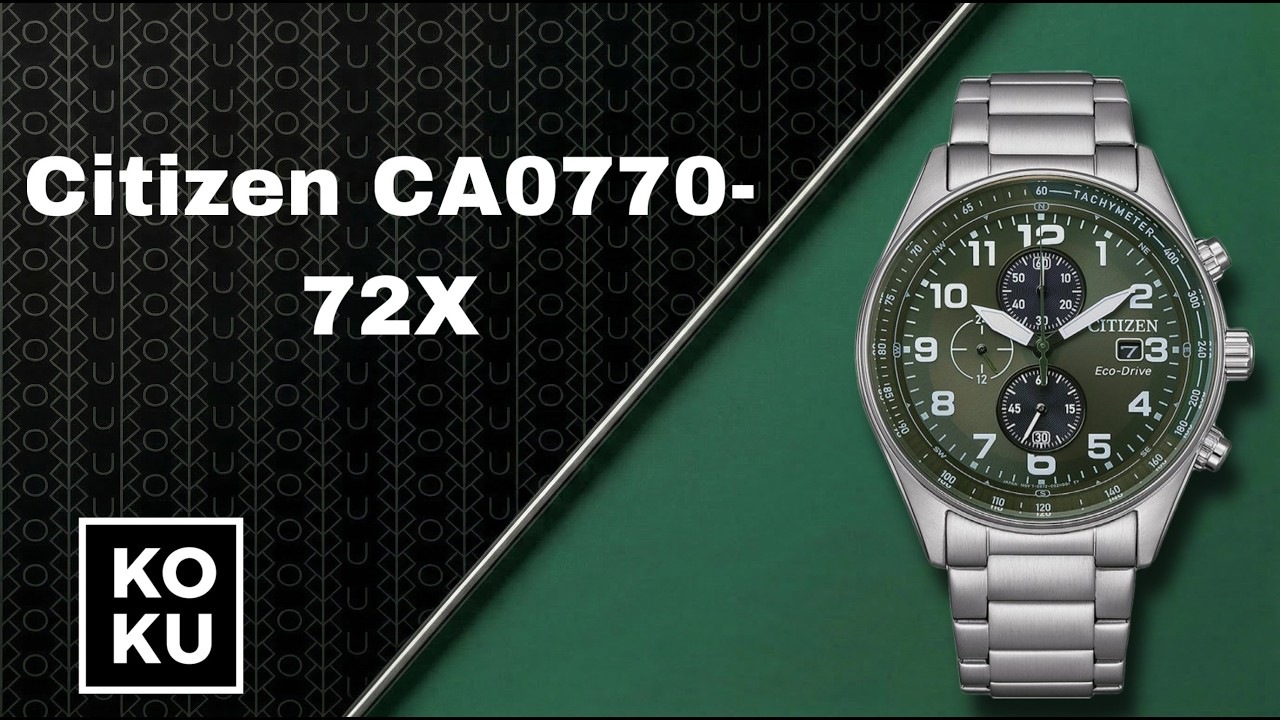 CITIZEN CA0770-72X | KOKU - YouTube