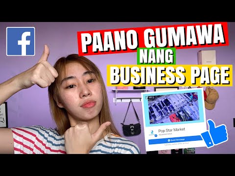 PAANO GUMAWA NG BUSINESS PAGE SA FACEBOOK [ONLINE SHOP]