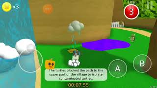 Super Bear Adventure 1.9.4.1 - No Coin Bear in Turtle Village in 2:16.18 screenshot 3