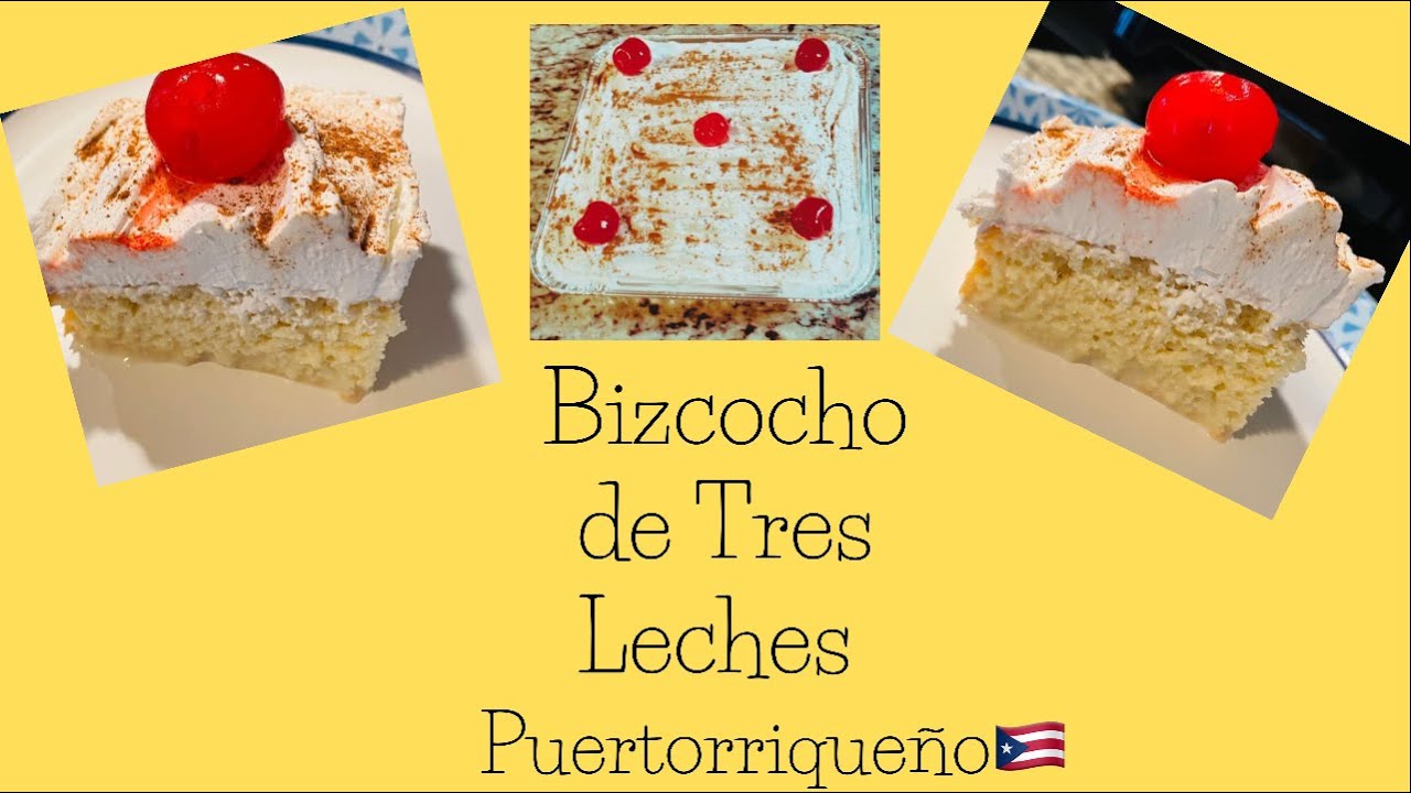 Bizcocho de Tres leches Puertorriqueño 🤩♥️