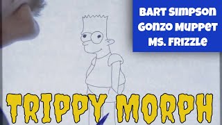 Hand Drawn Morph Animation | Bart Simpson, Gonzo, and Ms. Frizzle Net Worth