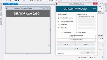 Gerador de KEYS (Chaves) 2.0 AVANÇADO [VB.NET] #1 -Part1
