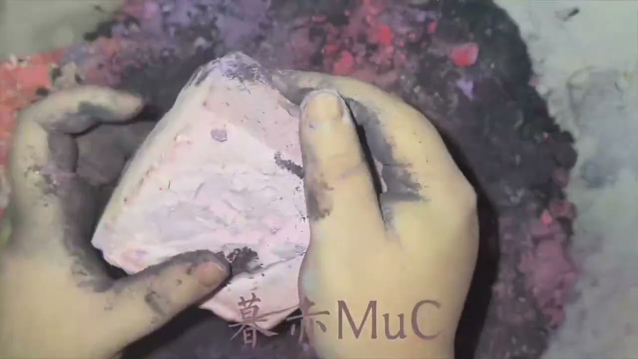 original  ｜ A pot of reprocessed dyed chalk