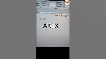 How to make OMR SHEET in Ms word/ #mockboard #omrsheet