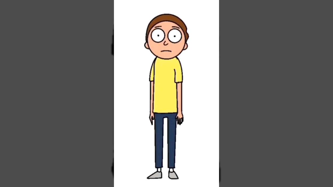 Drawing Morty from Rick and Morty