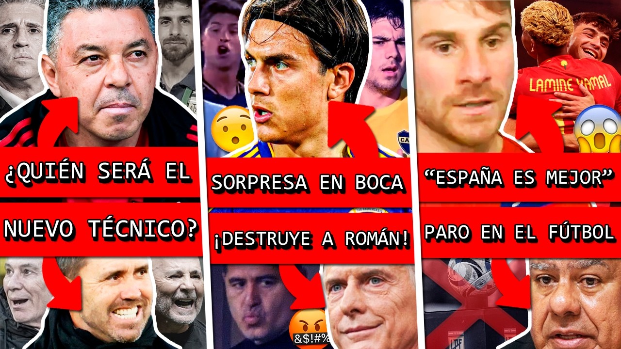 ¿RIVER quiere a estos 6 DT por GALLARDO?+ PARO en FÚTBOL ARGENTINO+ DYBALA a BOCA+ MACRI vs RIQUELME
